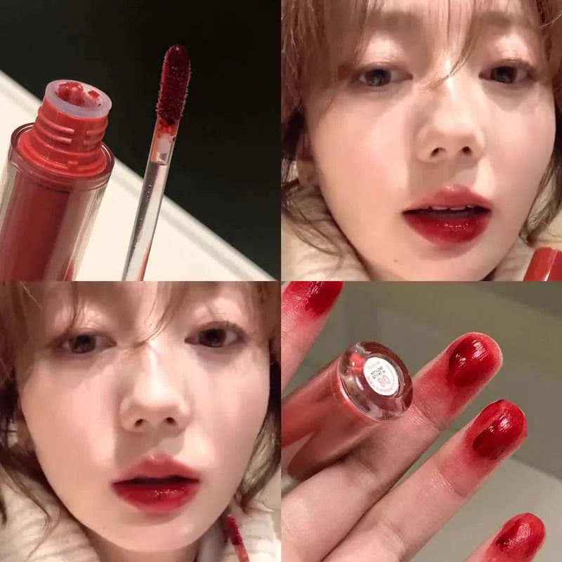 Waterproof Lip Gloss Plumper with Moisturizing Jelly Finish - 8 Colors