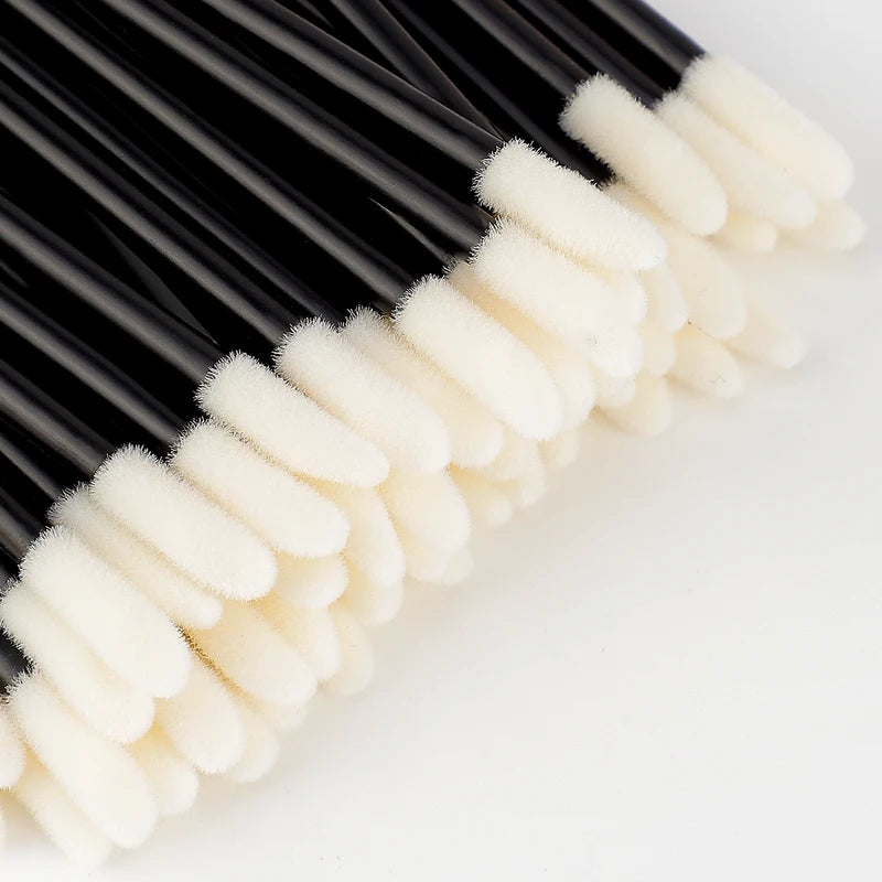 Disposable Lip Brush Set - 50/1000 Pcs Makeup Applicators for Lipstick & Gloss