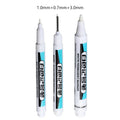 Waterproof White Paint Marker Pen Set for Deep Holes, Metal, Wood, Glass, Tiles