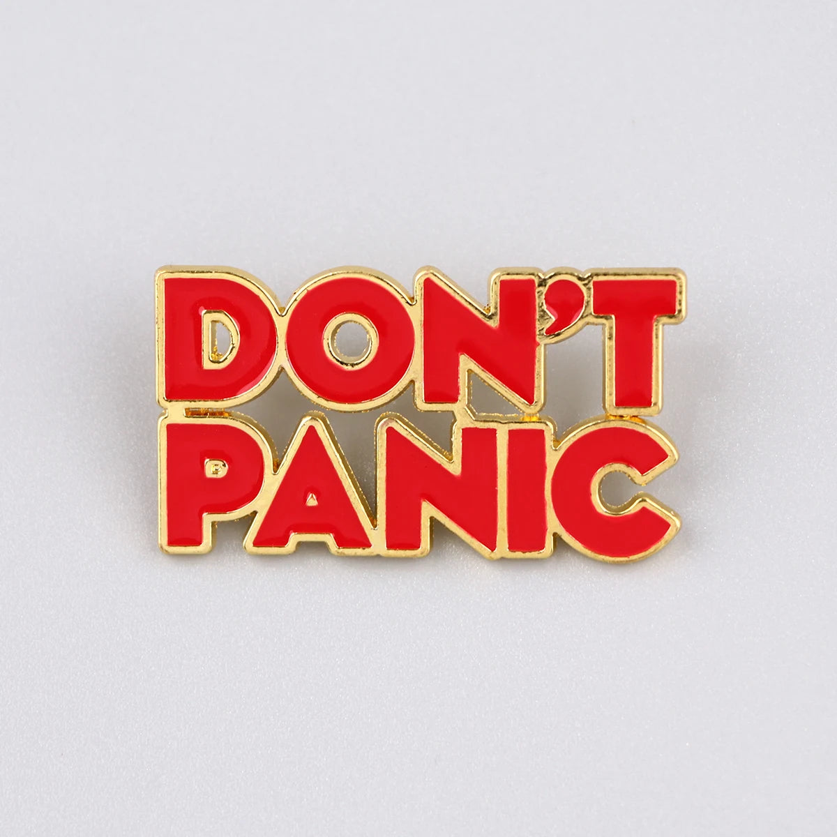 Red Quotes Enamel Pins Brooches for Women Metal Badge Fashion Jewelry Accessories