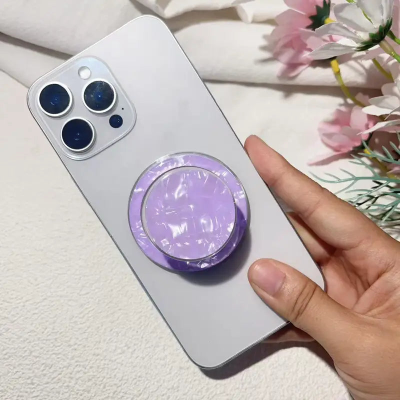 Magnetic Phone Grip Holder for iPhone Samsung Xiaomi - Colorful Folding Socket