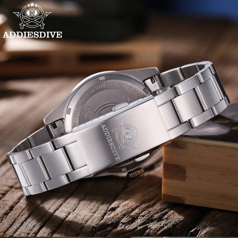 39mm Quartz GMT Sport Watch Men Waterproof Luminous Bubble Mirror