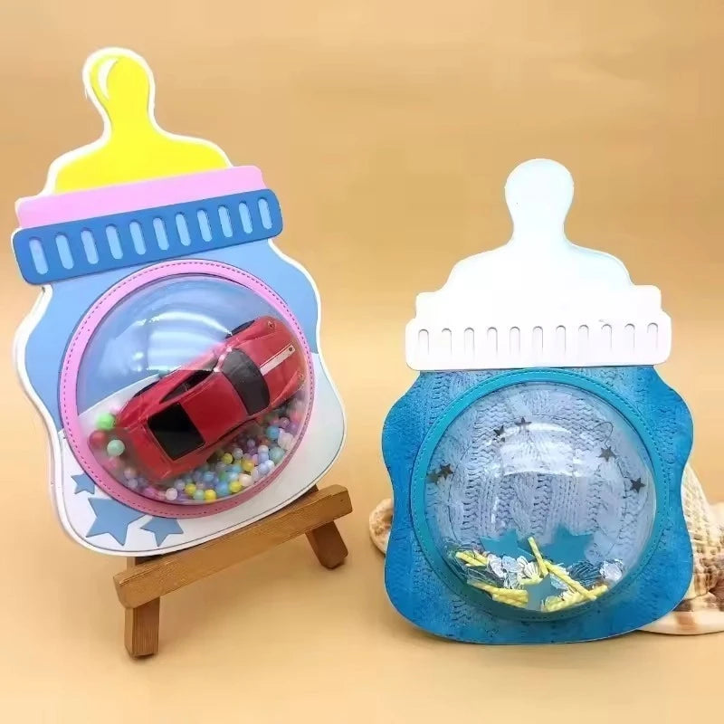 Plastic Hemisphere Cover Set for DIY Candy and Party Gift Packaging - Multiple Colors