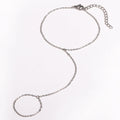 Minimalist Stainless Steel Multi-Layer Finger Ring Bracelet for Women Jewelry