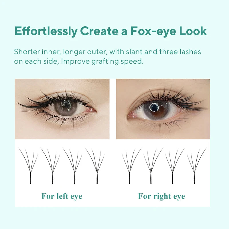 False Eyelash Extensions 3D 4D 5D Wispy Faux Mink Fluffy Cat Eye Lashes