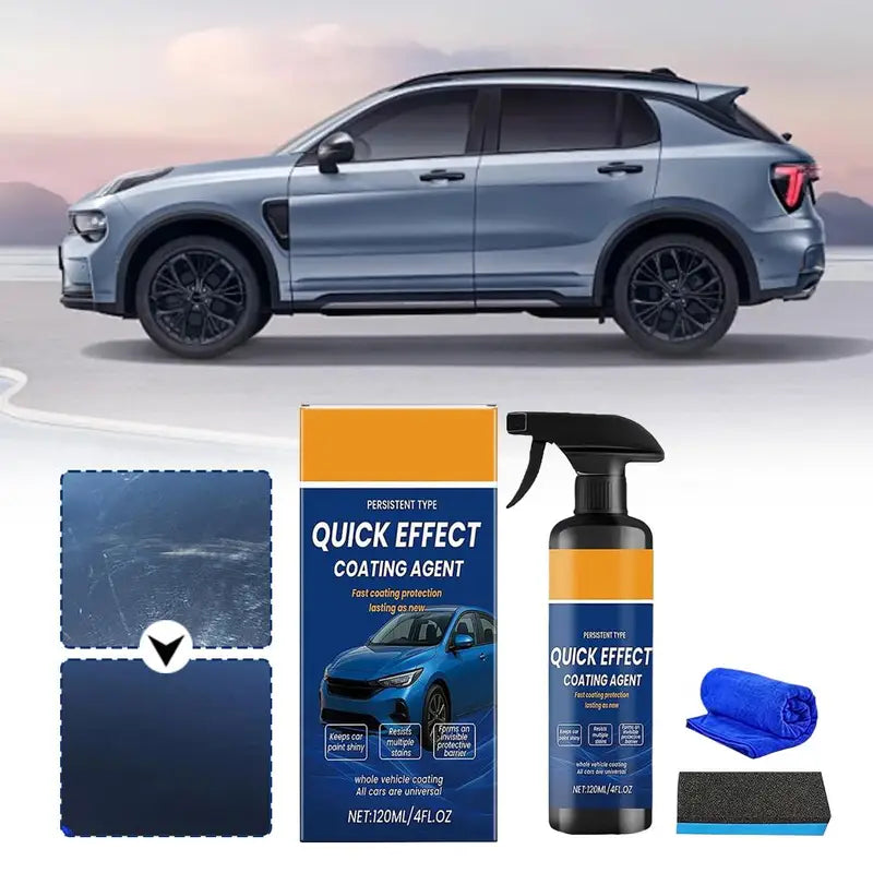 Car Coating Spray Water Repellent Ceramic Wax for Paint Glass Motorcycle RV