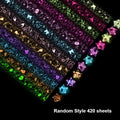 Glow in The Dark Origami Paper Strips for DIY Lucky Stars - Multi Colors