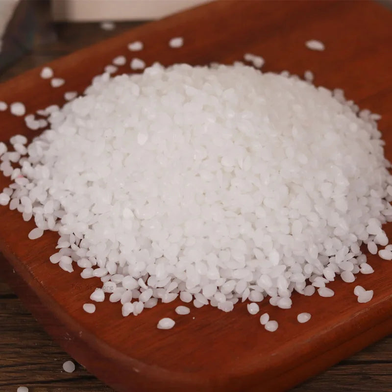 Natural White Beeswax Granular for Candle Making - Odorless Raw Material, DIY Craft Supplies