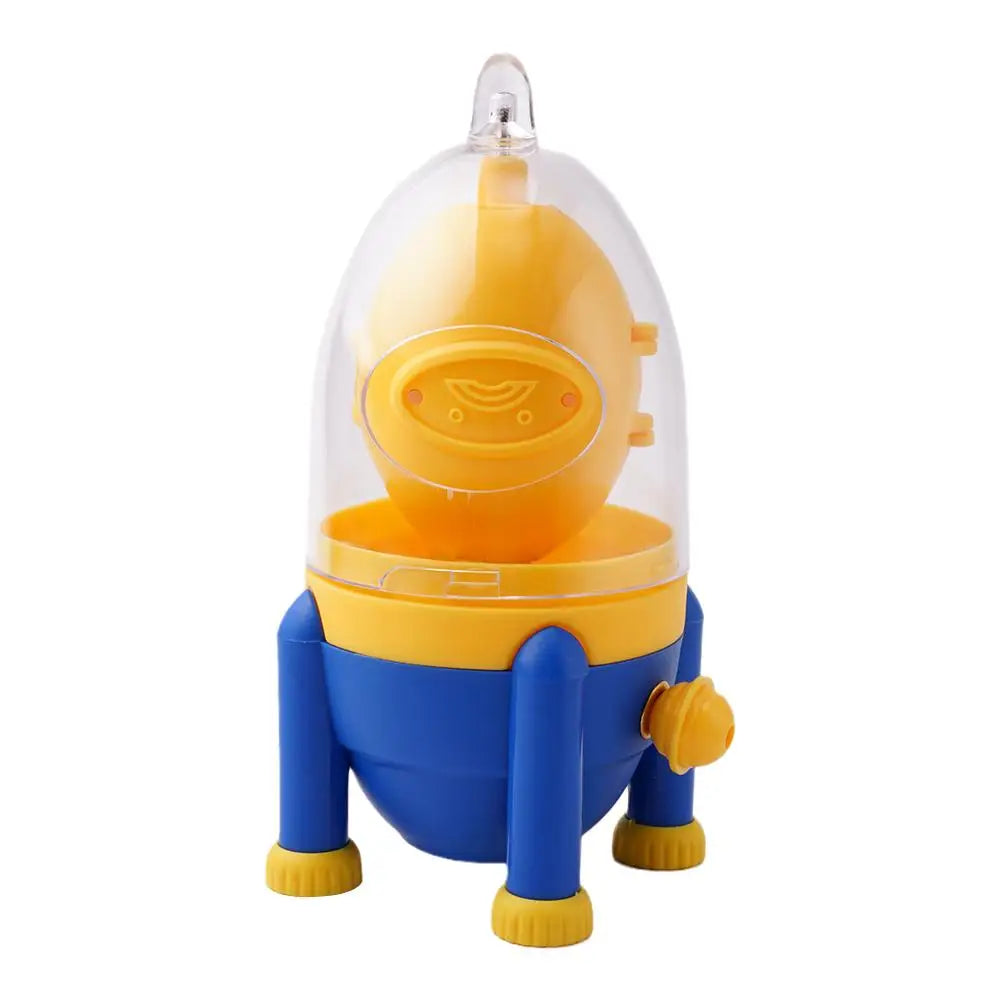 Portable Egg Yolk Mixer Egg Scrambler Shaker Kitchen Gadgets Blue+Yellow