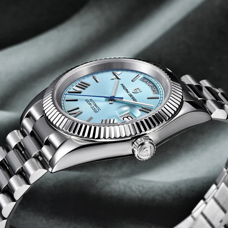 Luxury Automatic Mechanical Watch for Men Waterproof Stainless Steel 36mm