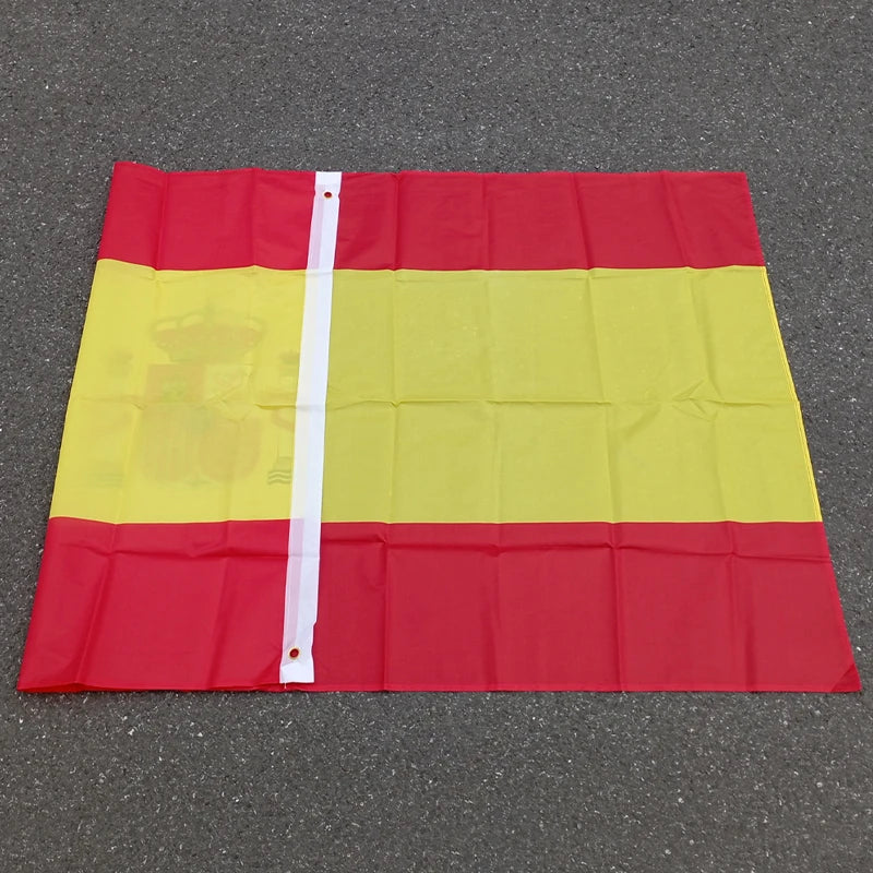 Outdoor Spain Flag Banner 60x90cm or 90x150cm Spanish National Flag Polyester Decoration