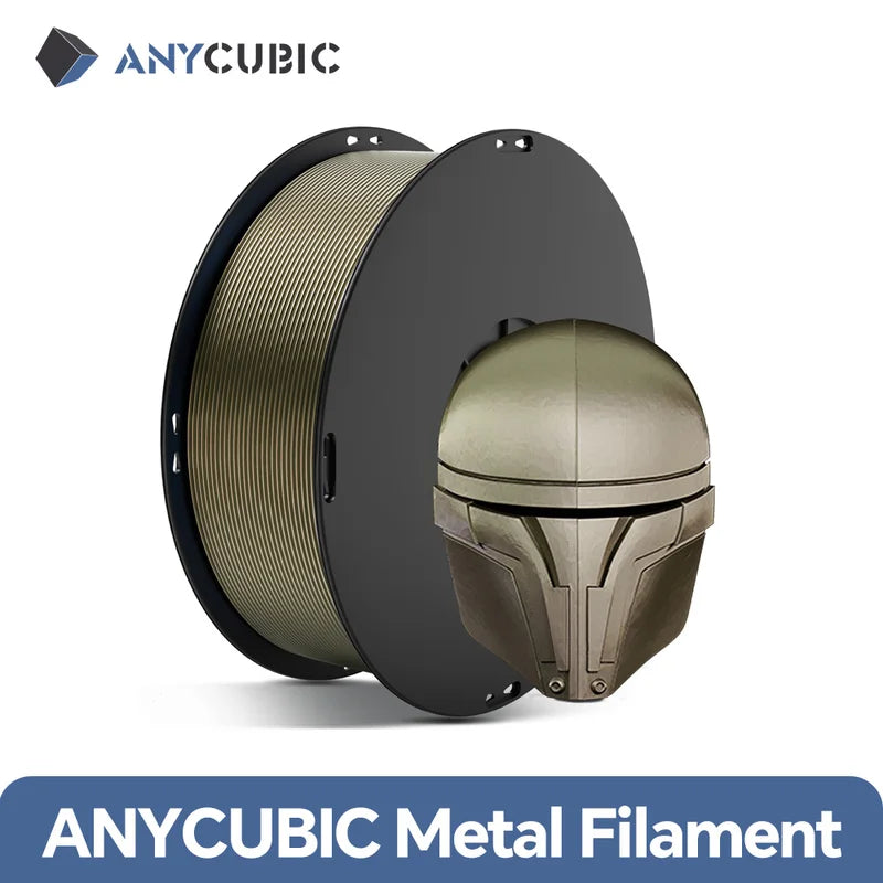 PLA Metal Filament 1.75mm Impact-Resist Metallic Texture for 3D Printing