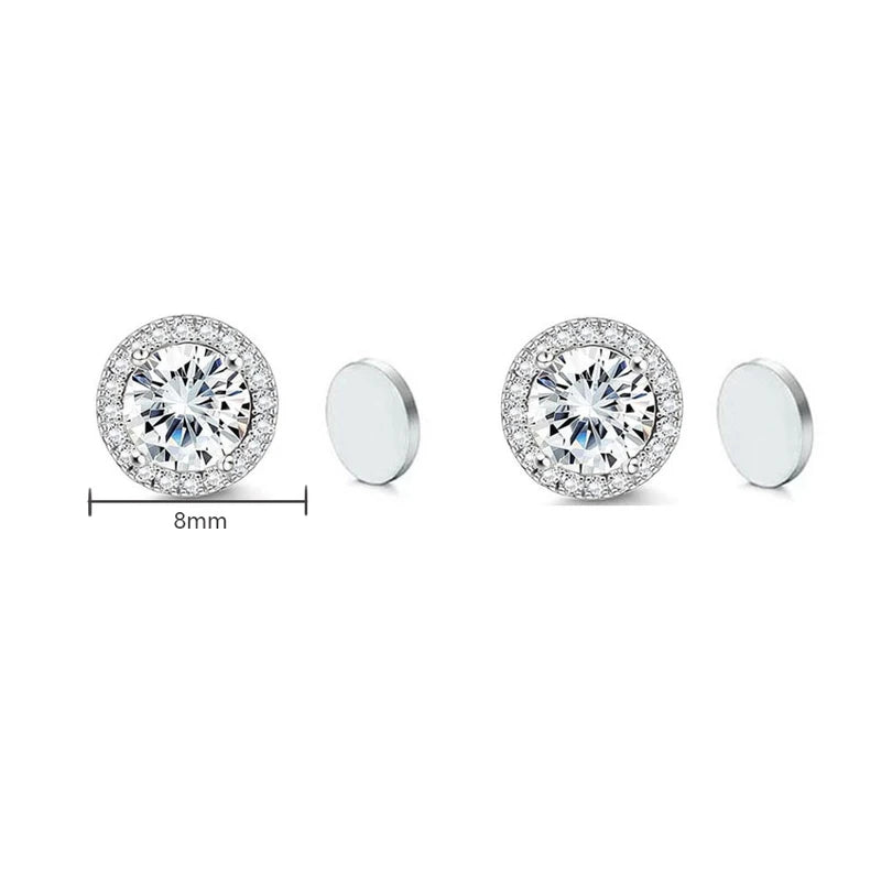 Magnetic Clip-On Earrings for Women Men No Piercing Fashion Jewelry - Multiple Colors