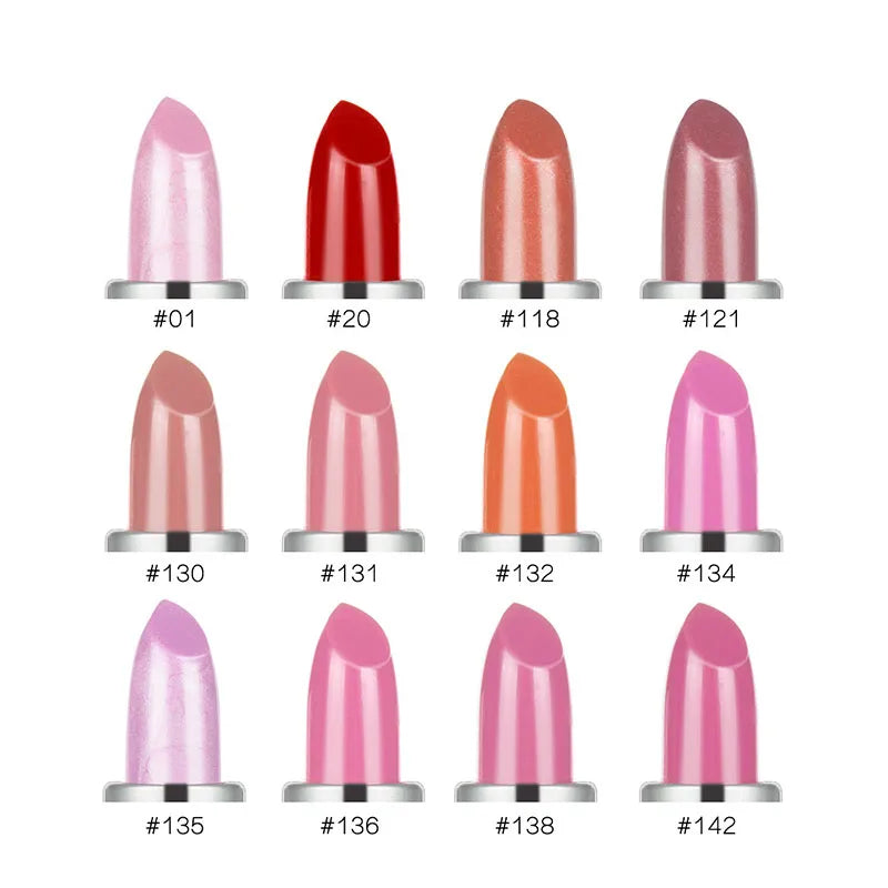 Color Changing Lip Balm Set - Moisturizing Organic Fruit Extracts, 12 Pieces for Dry & Cracked Lips