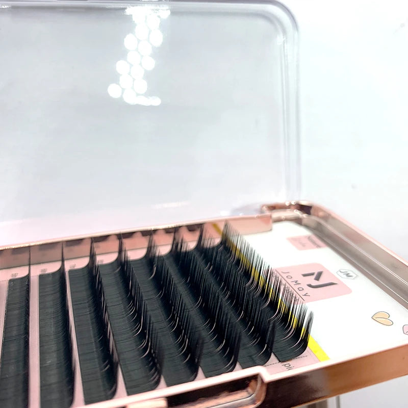 L Curl Eyelash Extensions Mix 8-16mm Mink False Lashes for Dramatic Eye Makeup