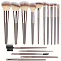 Makeup Brush Set with Sponges - Professional Eye, Face, Blush & Concealer Tools