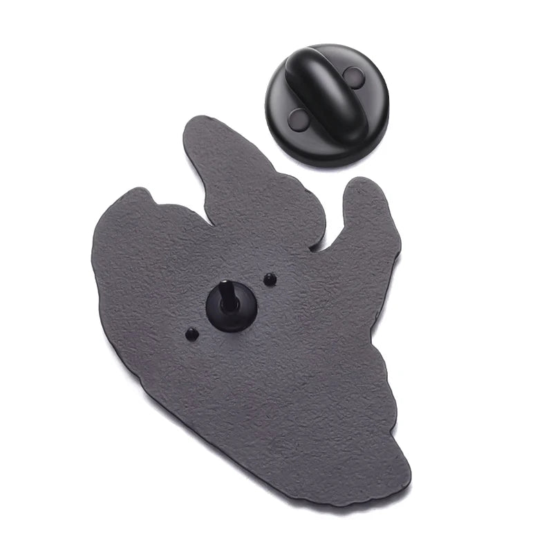 Anime Bleach Grim Reaper Mask Enamel Brooch Pin - Custom Skeleton Badge Gift