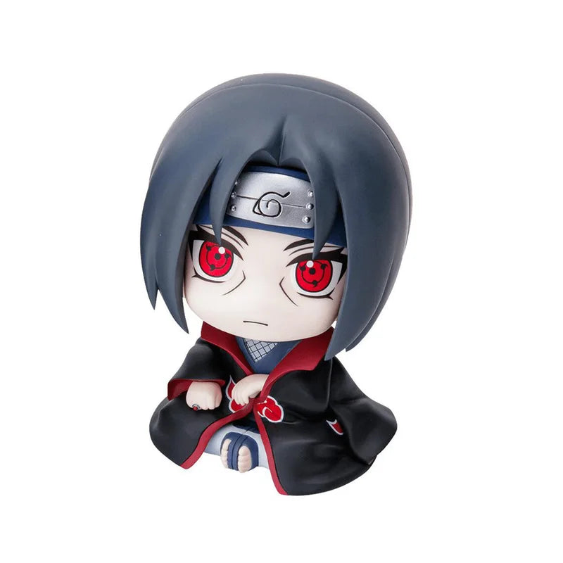 9cm Anime Action Figures Set - Naruto Sasuke Kakashi Itachi PVC Collectible Toys