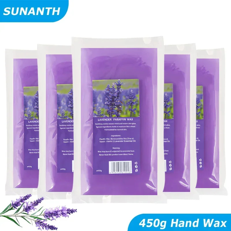 Paraffin Wax for Hand & Foot Care - Moisturizing Spa Wax for Wax Heater - 200g/450g