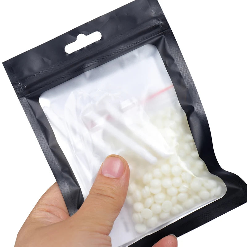 Nose Hair Wax Kit with Hard Wax Beans and Applicators - 25g