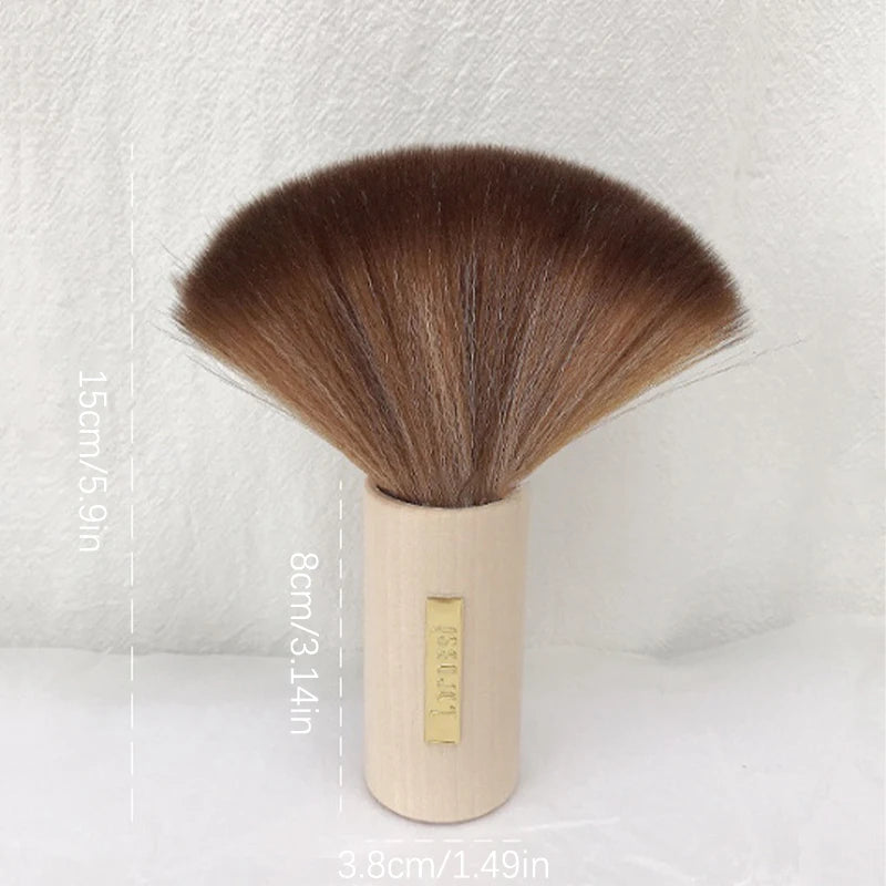 Nail Dust Brush with Wooden Handle for Nail Art and Dust Removal