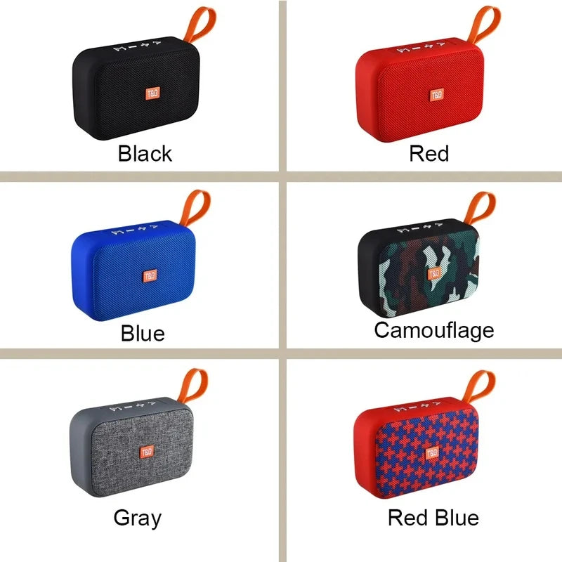 Portable Waterproof Bluetooth Speaker with FM Radio and AUX USB SD Support
