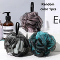 Men and Women Unscented Bath Sponge Set with Mesh Pad & Foam - Bathroom Accessory