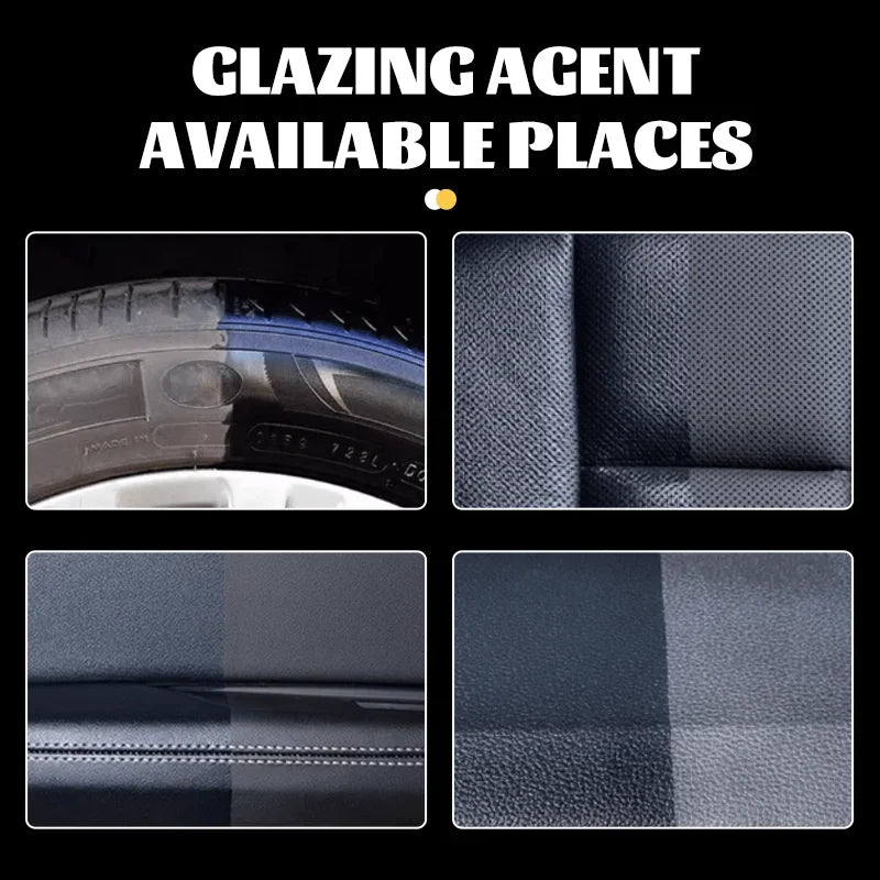 Car Tire Polish Wax - Plastic Part Restorer & Durable Tire Coating