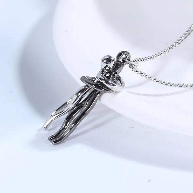 Fashion Hugging Necklace Chain for Men Women Lover Gift Jewelry