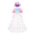 Anime Bo Peep Cosplay Costume Dress with Hat for Women and Girls