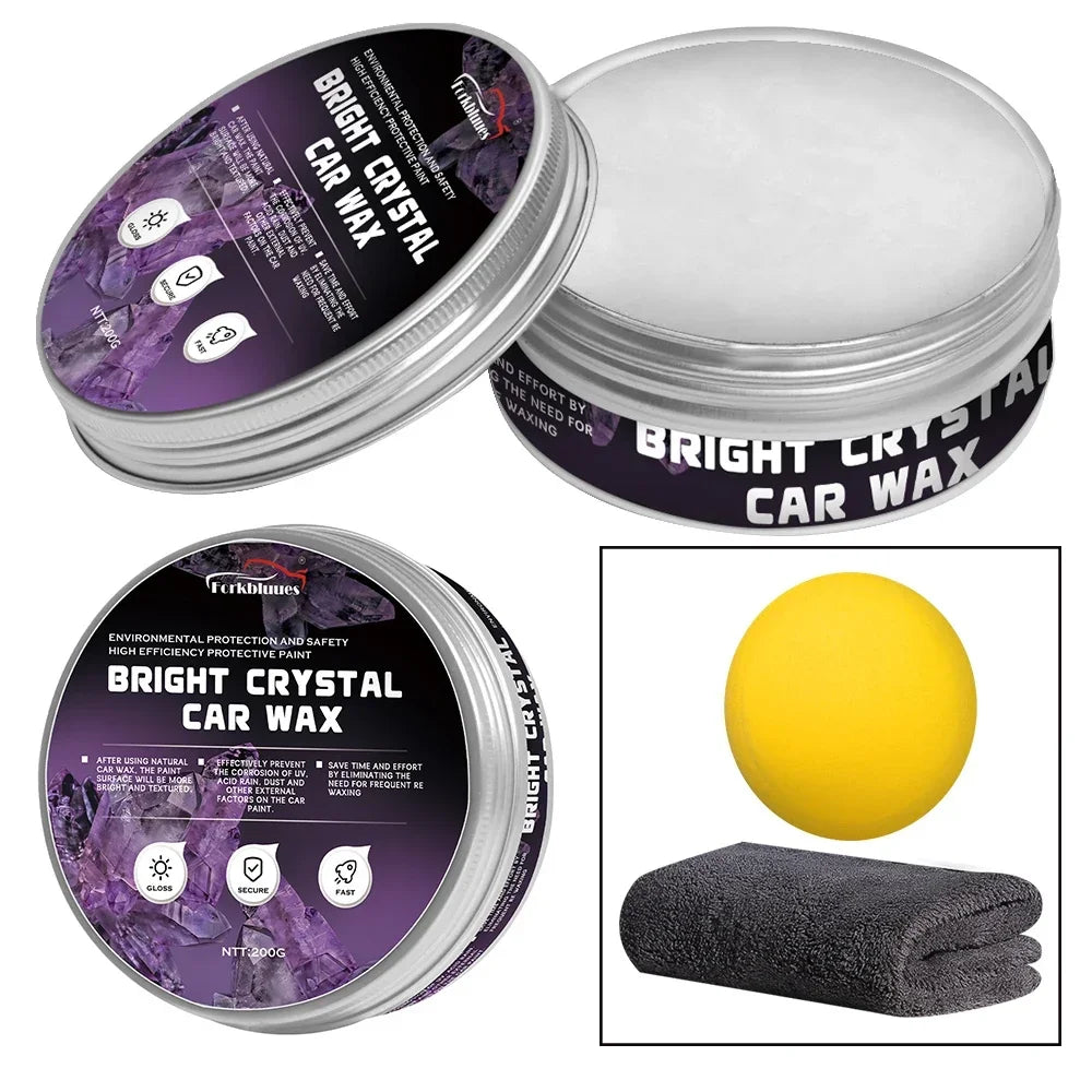 Car Crystal Plating Wax Set Nano Ceramic Coating Scratch Remover Polishing Paste