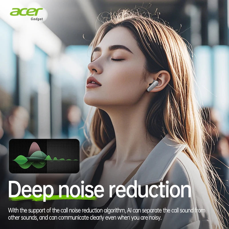 Wireless In-Ear Headphones with Noise Reduction and HD Sound for Sports