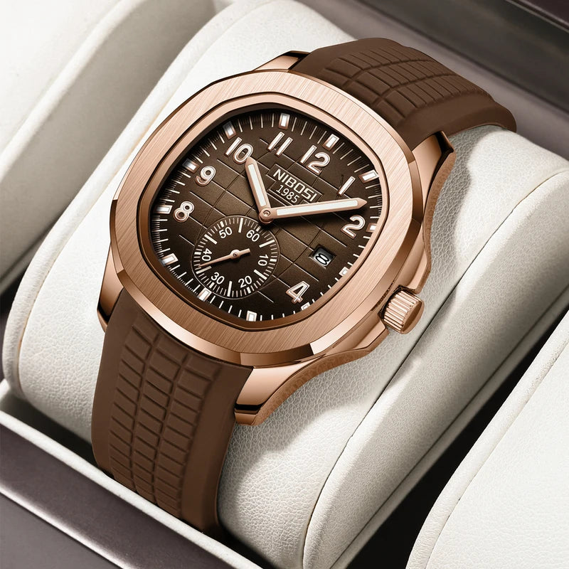 Men's Sports Watch Waterproof Luminous Auto Date Quartz Watch