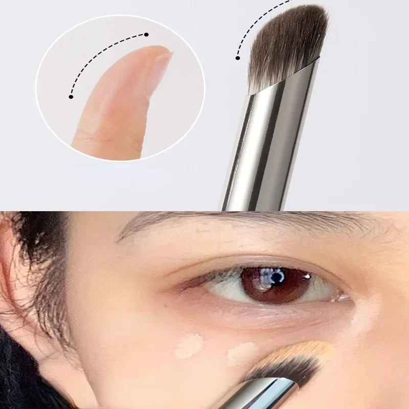 Concealer Makeup Brush - Soft Fluffy Precision Smudge Tool for Acne & Dark Circles