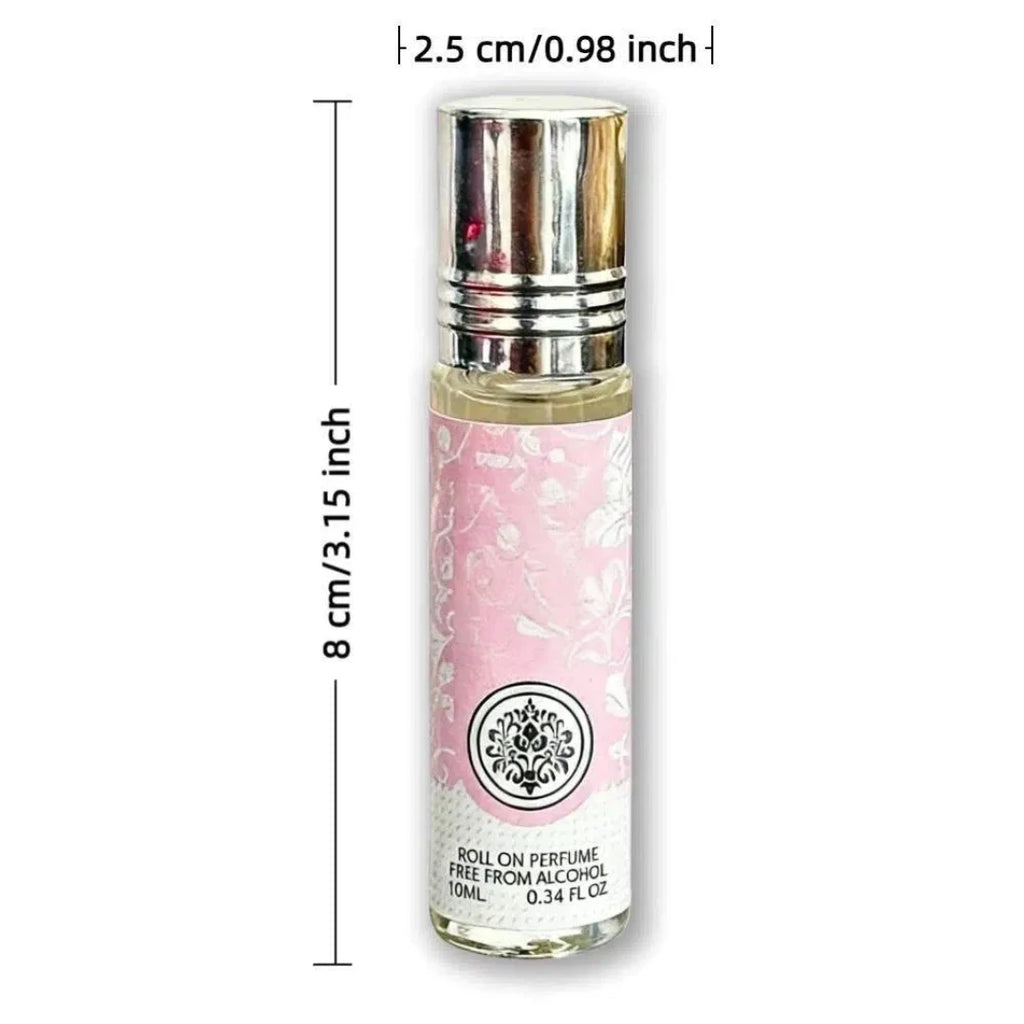 Dopamine Roll-On Body Essential Oil for Women - Portable Eau De Parfum, Long-Lasting Fragrance
