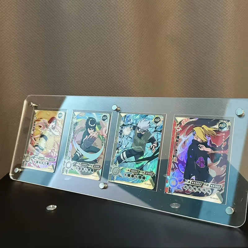 Acrylic Card Display Stand with Slot for Trading Cards Collection Organizer