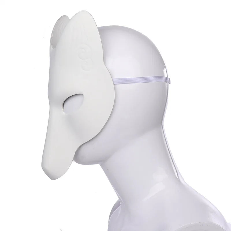 DIY Fox Mask Cosplay Costume Accessory for Halloween Party Anime Masquerade