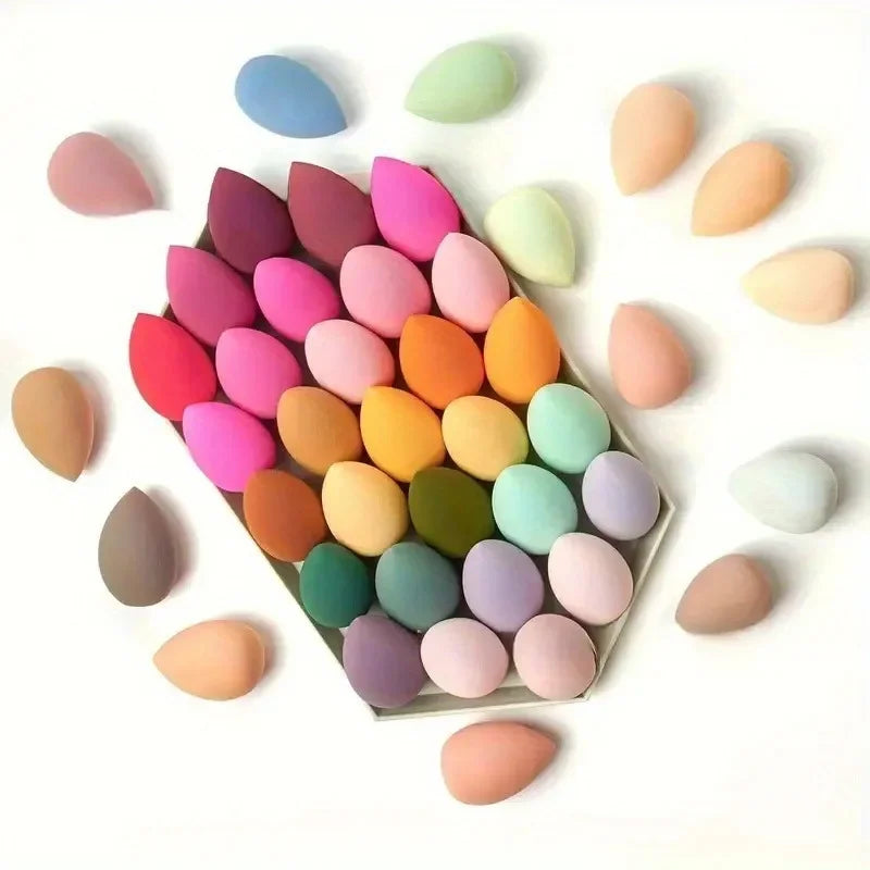 Latex-Free Fragrance-Free Makeup Sponge Set for All Skin Types - 7/18PCS