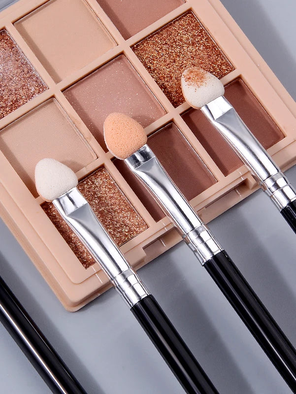 Dual-Color Makeup Sponge Eyeshadow Brush Set - Nail & Eye Makeup Tools