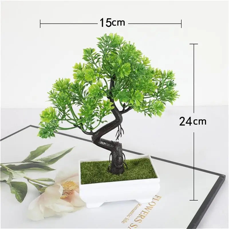 Artificial Plant in Pot - Realistic Plastic Tree for Home & Office Decor