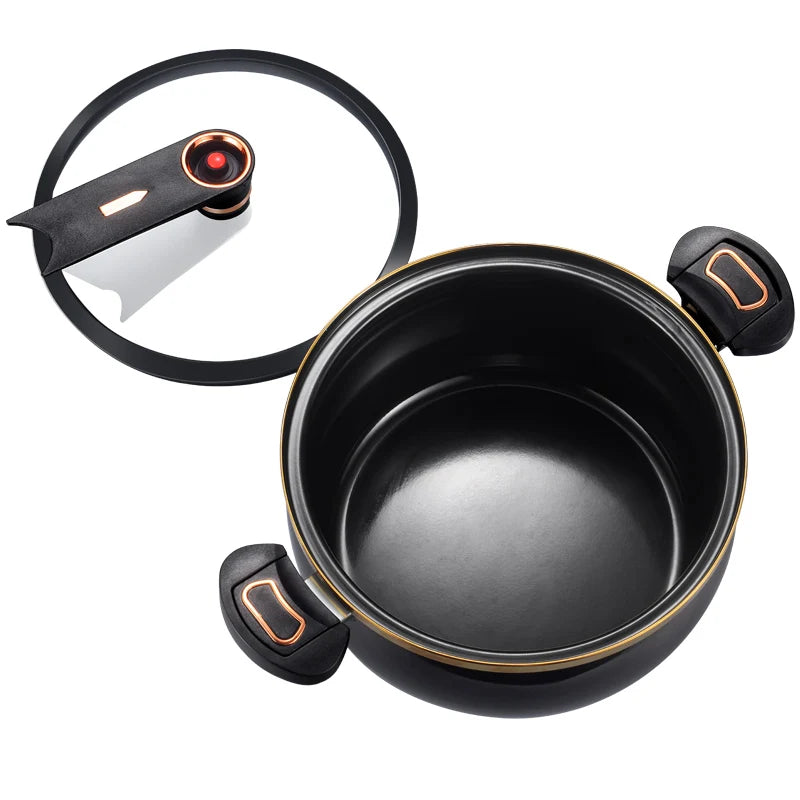 Large Capacity 7L Micro Pressure Cooker, Multi-Functional Non-Stick Pot for Home Use