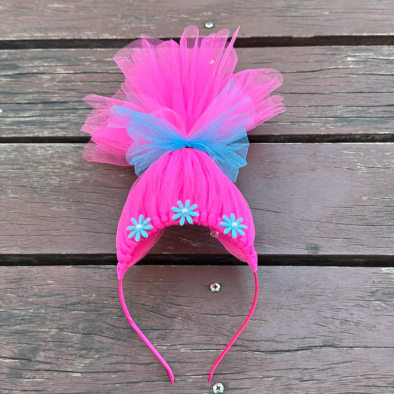 Halloween Elf Cosplay Headband for Kids - Princess Trolls Style Hair Accessory