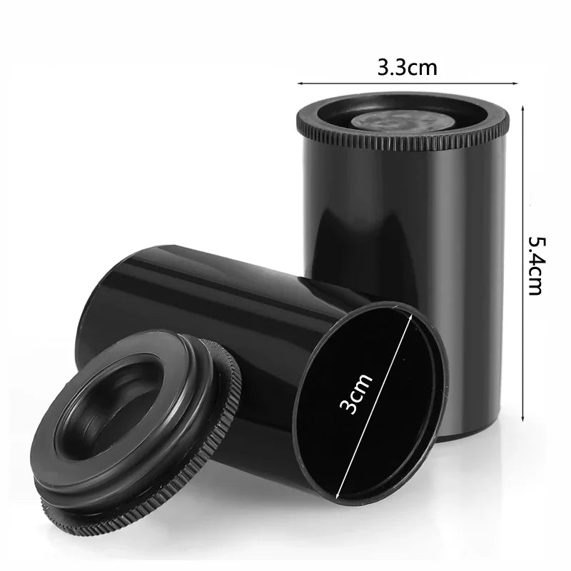 Plastic Empty Canisters with Lid - 10-50pcs Film & Storage Containers