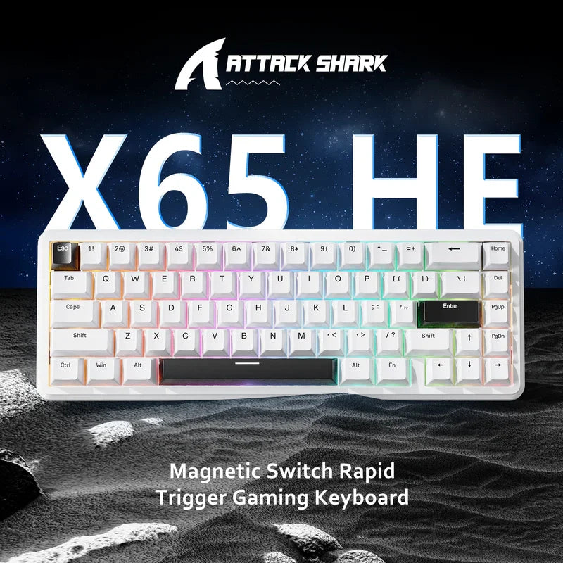 Wired Gaming Keyboard with RGB, 8000Hz Polling, Hot-Swappable Switches, PBT Keycaps
