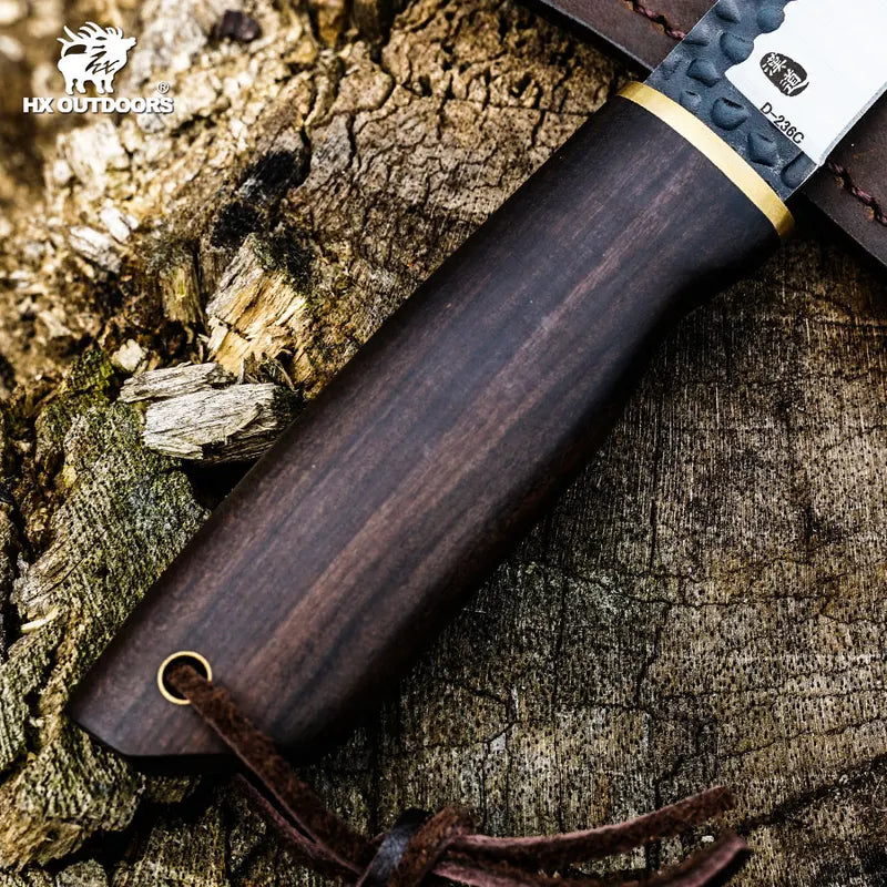 High Carbon Steel Hunting Knife - Outdoor Survival & Camping Tool