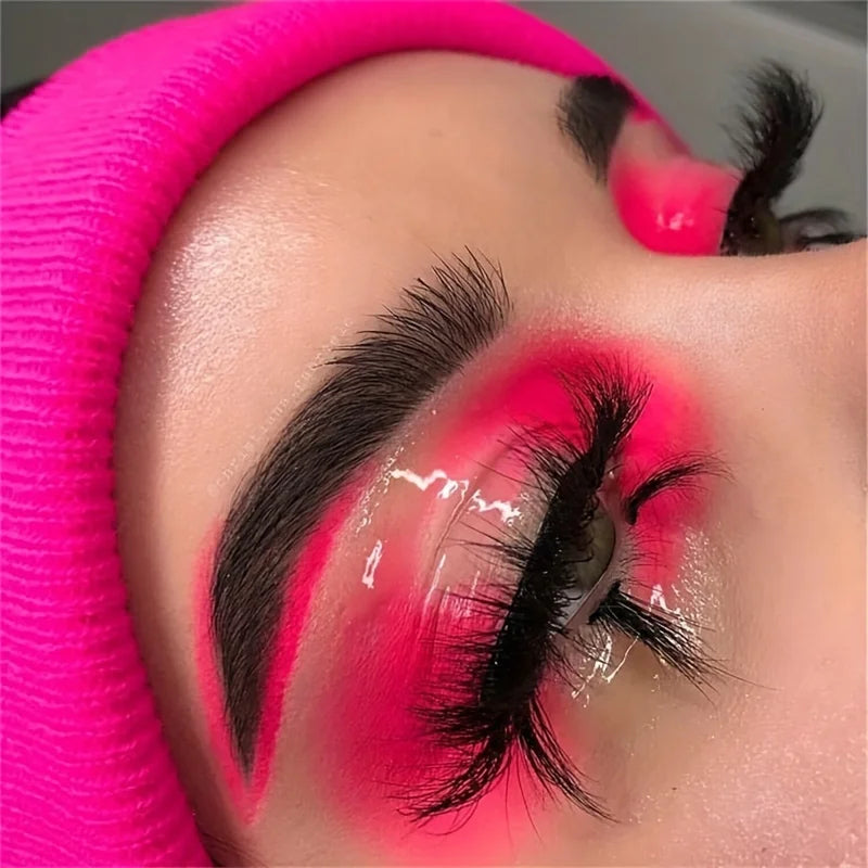 6-Color Neon Waterproof Matte Eyeshadow & Nail Powder Set - Long Lasting Cosmetic Pigments