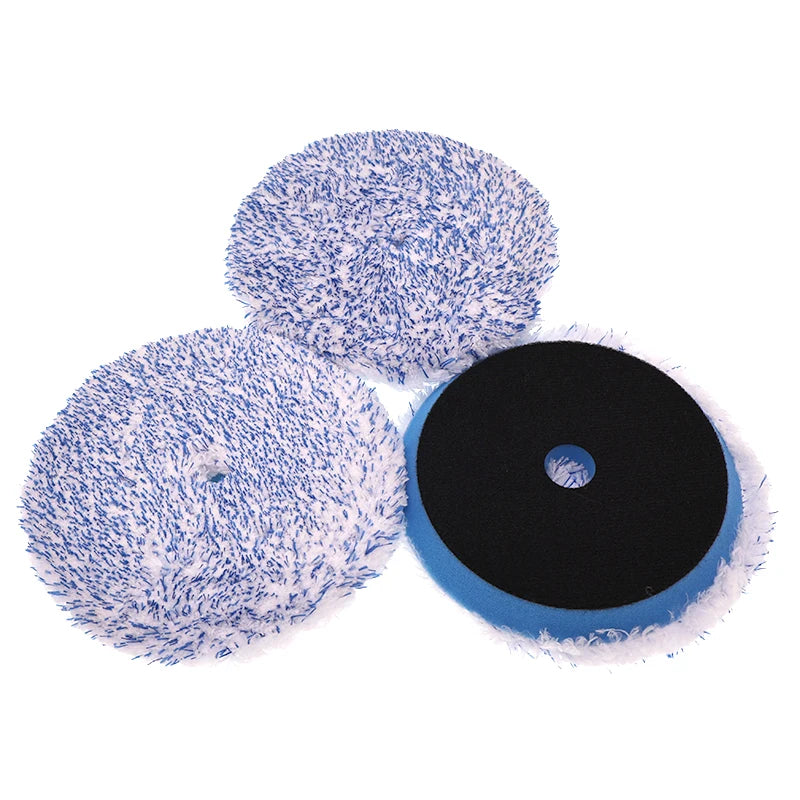 Microfiber Finishing Disc Pack for Car Detailing - 3/5/1 Pieces, 5 Inch Polishing Pads