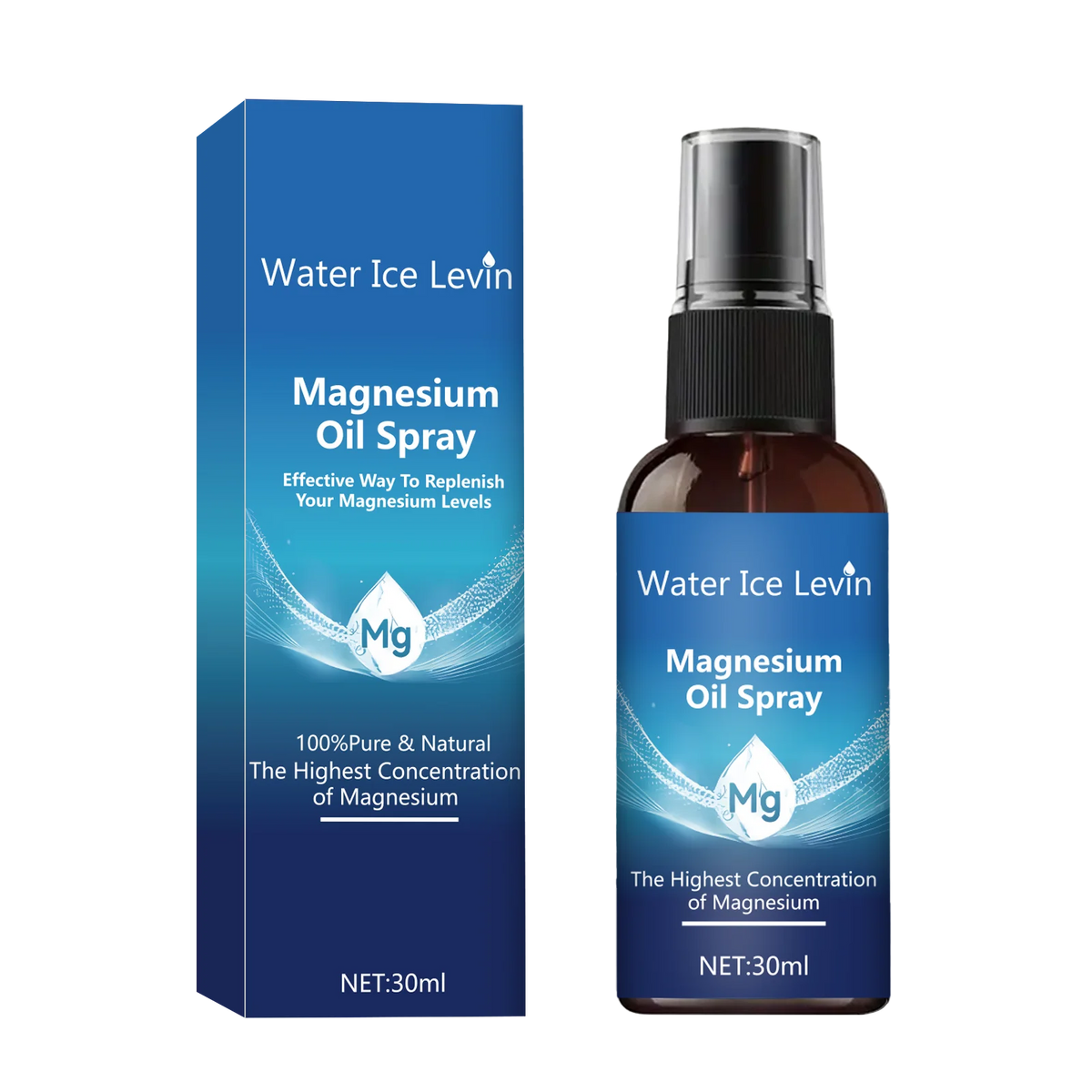 Magnesium Oil Spray for Face and Body Moisturizing Skin Care - 30ml