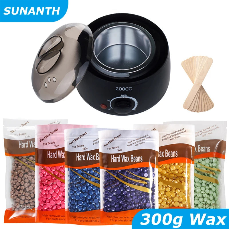 Wax Heater for Hair Removal Waxing Warmer Dipping Pot Machine - Multiple Colors