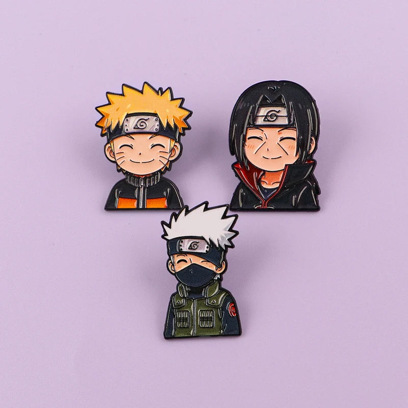 Anime Figure Enamel Pin Cartoon Badge Backpack Brooch - Fan Gift Accessory